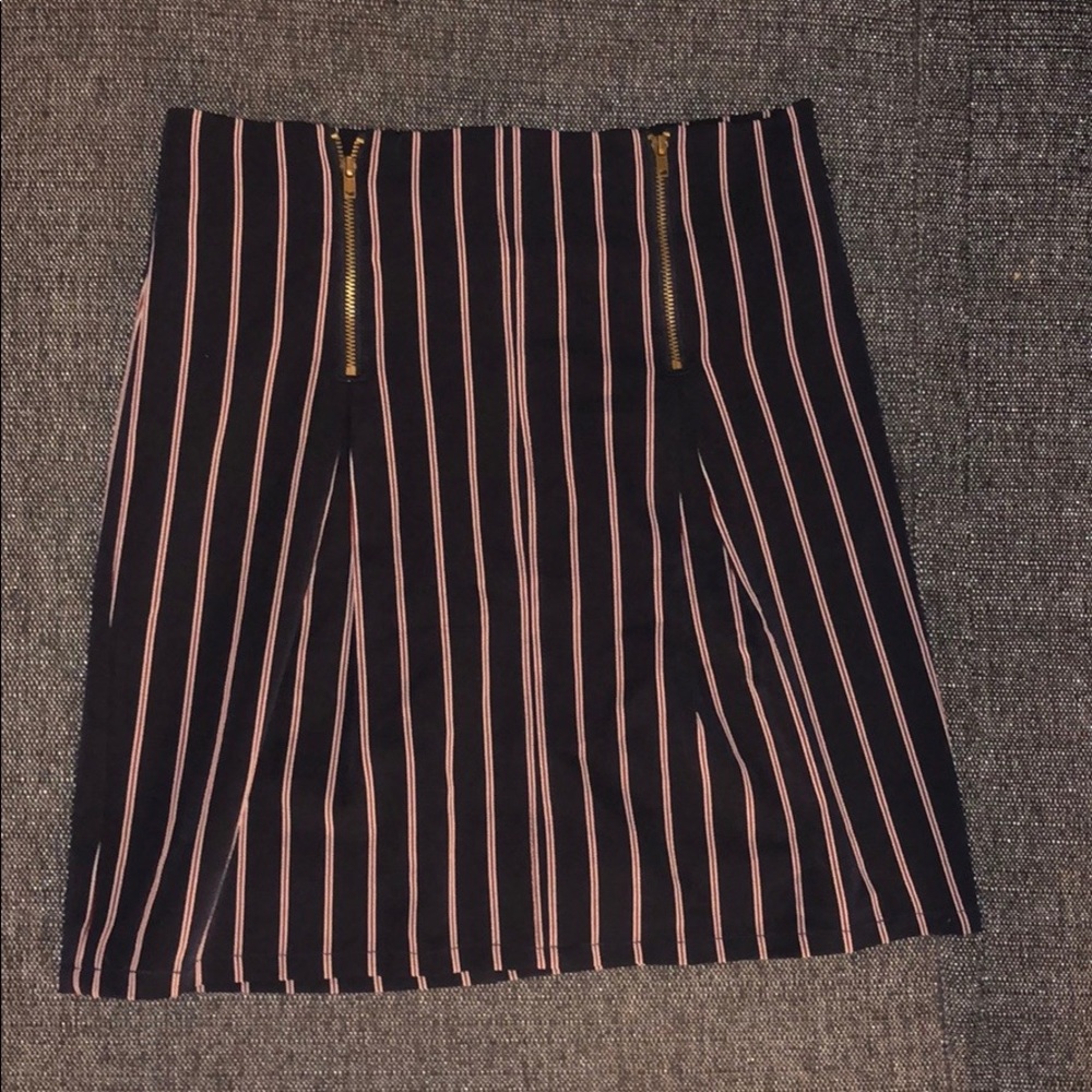 Striped High Waisted Skirt